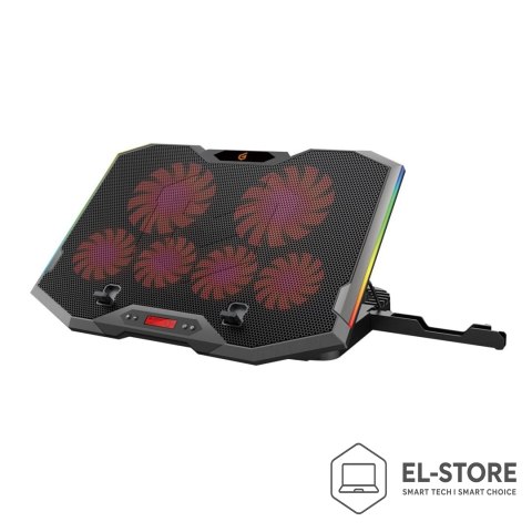 No name Conceptronic THYIA01B podkładka chłodząca do laptop 43,2 cm (17") Szary