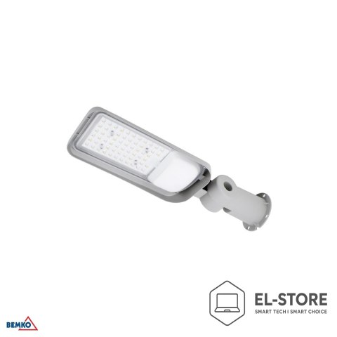 No name Oprawa uliczna LED JAZMIN 70W 4000K 9100LM IP65 JASNOSZARA