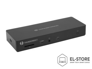 No name Stacja dokująca CONCEPTRONIC 13-1 USB-C->HDMI/2xUSB-A/2xUSB-C/+ 96W bk