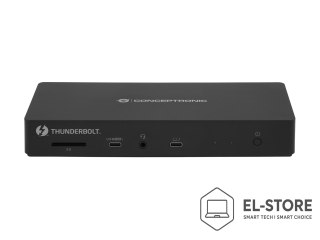 No name Stacja dokująca CONCEPTRONIC 13-1 USB-C->HDMI/2xUSB-A/2xUSB-C/+ 96W bk