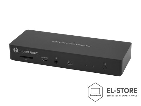 No name Stacja dokująca CONCEPTRONIC 13-1 USB-C->HDMI/2xUSB-A/2xUSB-C/+ 96W bk