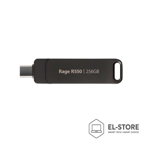 Patriot Memory Patriot Rage R550 256GB Dual USB A+C, Alu, 100MBs