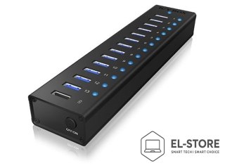 RAIDSONIC 13-portowy hub USB 3.0 z portem ładowania USB Icy Box (IB-AC6113)