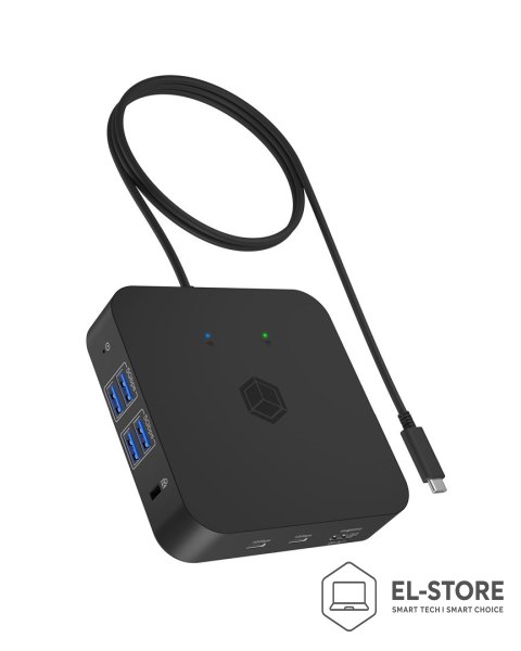 RAIDSONIC Stacja dokująca IcyBox USB-C -> USB3.2/HDMI/3.5/LAN
