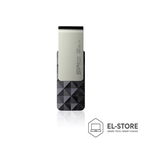 Silicon Power Pendrive Silicon Power Blaze B30 32GB USB 3.1 kolor czarny (SP032GBUF3B30V1K)