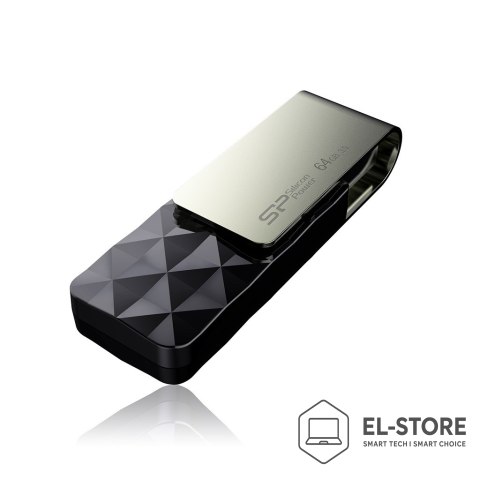 Silicon Power Pendrive Silicon Power Blaze B30 64GB USB 3.1 kolor czarny (SP064GBUF3B30V1K)