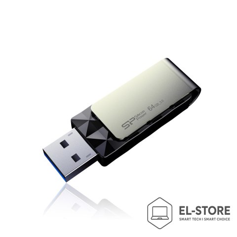 Silicon Power Pendrive Silicon Power Blaze B30 64GB USB 3.1 kolor czarny (SP064GBUF3B30V1K)