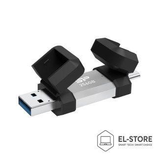 Silicon Power Silicon Power C51 256GB USB-A USB-C Silver