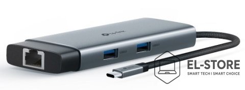 TP-LINK Hub TP-LINK UH6120C 2xUSB-A 3.0, 1xUSB-C 3.0, 1xUSB-C PD, HDMI 4K, RJ45 GE