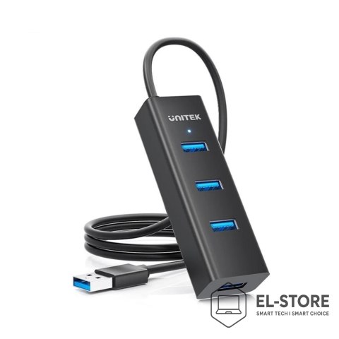 UNITEK UNITEK AKTYWNY HUB USB-A 5GBPS, 4X USB-A