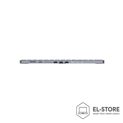 UNITEK UNITEK D1092A klawiatura USB Amerykański międzynarodowy Szary