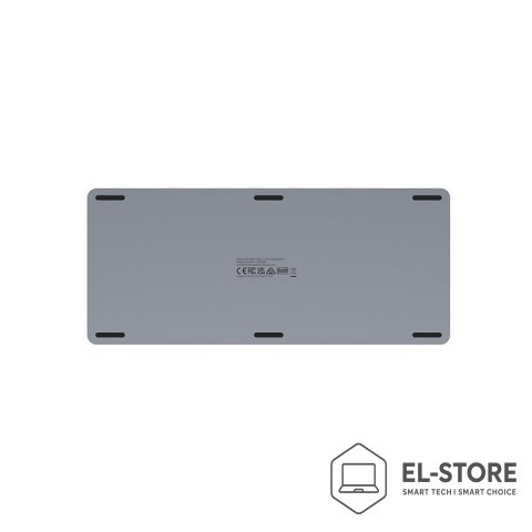 UNITEK UNITEK D1092A klawiatura USB Amerykański międzynarodowy Szary