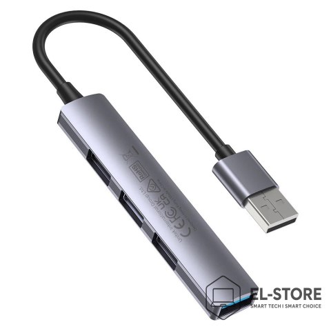 UNITEK UNITEK HUB USB-A 1XUSB-A 5 GBPS, 3XUSB-A 2.0 ALU