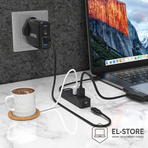 UNITEK UNITEK HUB USB-A 4X USB-A 3.1, AKTYWNY,10W, H1117A