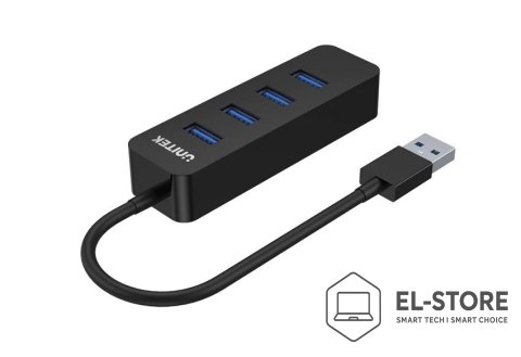 UNITEK UNITEK HUB USB-A 4X USB-A 3.1, AKTYWNY,10W, H1117A