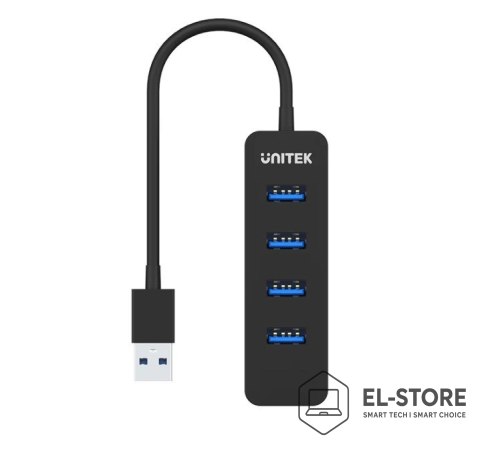 UNITEK UNITEK HUB USB-A 4X USB-A 3.1, AKTYWNY,10W, H1117A