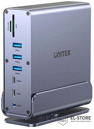 UNITEK Unitek Uniwersalna stacja dokująca DisplayLink 4K x3