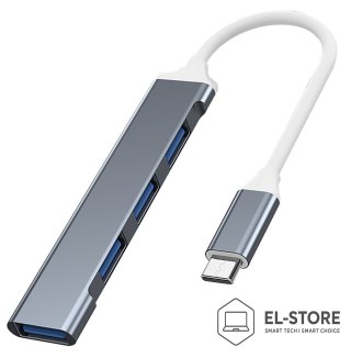 VAKOSS VAKOSS HUB USB-C TC-4125X 1XUSB 3.0 3XUSB 2.0