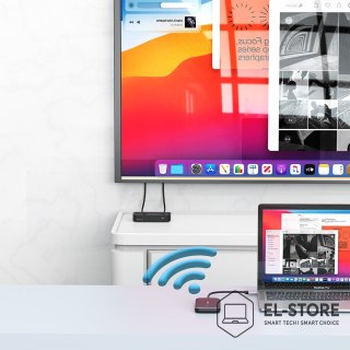 Verbatim Bezprzewodowa karta sieciowa USB-C Verbatim Share My Screen 1080P WDA-01