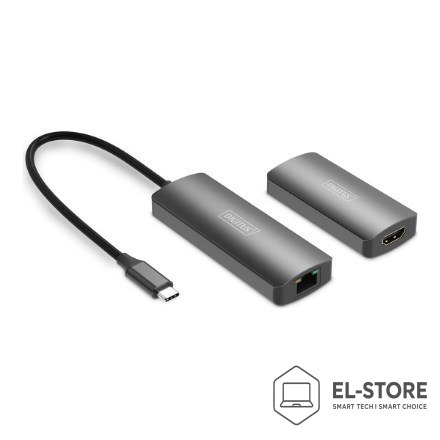 DIGITUS Digitus Extender wideo 4K (USB-C - HDMI), 30 m