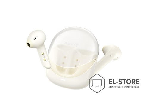 HAVIT Słuchawki Bluetooth Havit TW974 Modern Buds (beżowy)