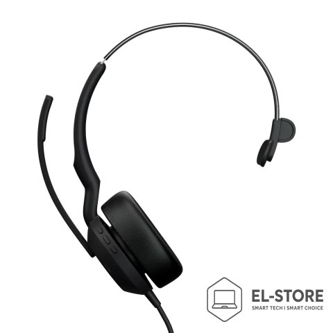 Jabra Jabra Evolve2 50 Zestaw słuchawkowy Przewodowa Opaska na głowę Biuro/centrum telefoniczne USB Type-C / USB Type-A Bluetooth Czar