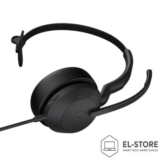 Jabra Jabra Evolve2 50 Zestaw słuchawkowy Przewodowa Opaska na głowę Biuro/centrum telefoniczne USB Type-C / USB Type-A Bluetooth Czar