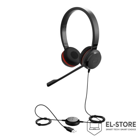 Jabra Słuchawki nauszne przewodowe Jabra Evolve 30 II UC Stereo USB-A