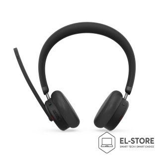 Lenovo Lenovo 6550 Zestaw słuchawkowy Bezprzewodowy Opaska na głowę Biuro/centrum telefoniczne USB Type-C Bluetooth Czarny