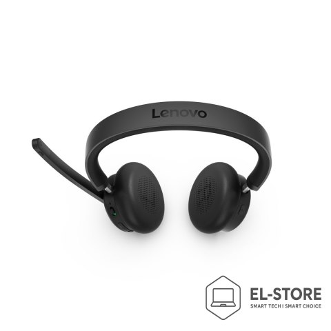 Lenovo Lenovo 6550 Zestaw słuchawkowy Bezprzewodowy Opaska na głowę Biuro/centrum telefoniczne USB Type-C Bluetooth Czarny