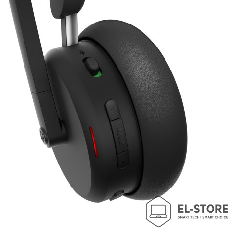 Lenovo Lenovo 6550 Zestaw słuchawkowy Bezprzewodowy Opaska na głowę Biuro/centrum telefoniczne USB Type-C Bluetooth Czarny
