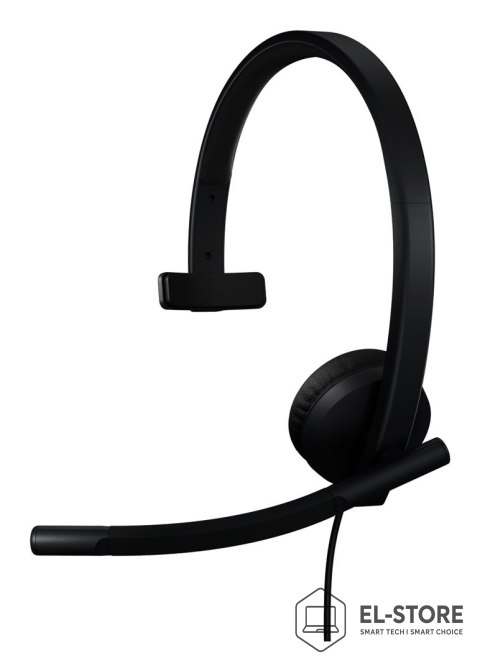 Logitech Logitech H570e Zestaw słuchawkowy Przewodowa Opaska na głowę Biuro/centrum telefoniczne USB Type-C Czarny
