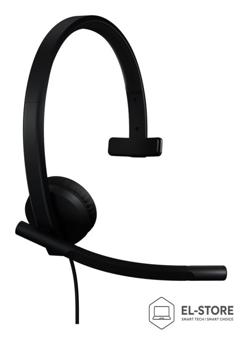 Logitech Logitech H570e Zestaw słuchawkowy Przewodowa Opaska na głowę Biuro/centrum telefoniczne USB Type-C Czarny