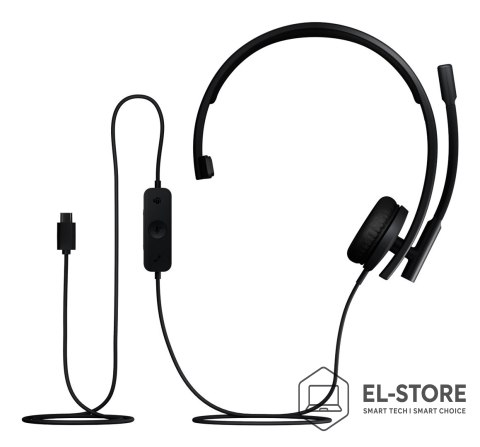 Logitech Logitech H570e Zestaw słuchawkowy Przewodowa Opaska na głowę Biuro/centrum telefoniczne USB Type-C Czarny