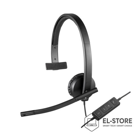 Logitech Logitech H570e Zestaw słuchawkowy Przewodowa Opaska na głowę Biuro/centrum telefoniczne USB Typu-A Czarny