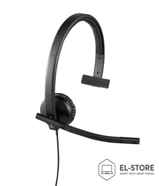Logitech Logitech H570e Zestaw słuchawkowy Przewodowa Opaska na głowę Biuro/centrum telefoniczne USB Typu-A Czarny
