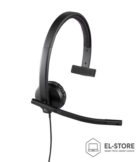 Logitech Logitech H570e Zestaw słuchawkowy Przewodowa Opaska na głowę Biuro/centrum telefoniczne USB Typu-A Czarny