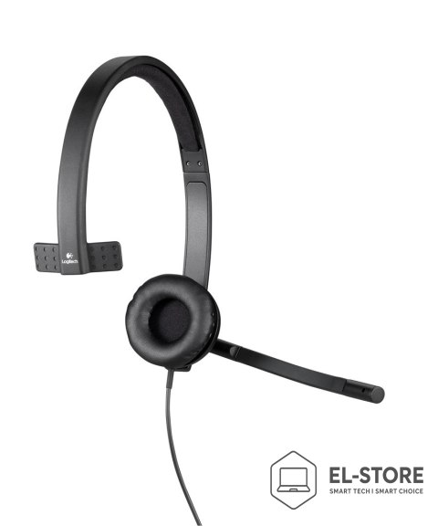 Logitech Logitech H570e Zestaw słuchawkowy Przewodowa Opaska na głowę Biuro/centrum telefoniczne USB Typu-A Czarny
