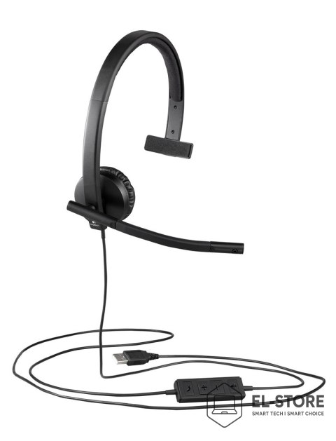 Logitech Logitech H570e Zestaw słuchawkowy Przewodowa Opaska na głowę Biuro/centrum telefoniczne USB Typu-A Czarny