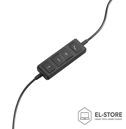 Logitech Logitech H570e Zestaw słuchawkowy Przewodowa Opaska na głowę Biuro/centrum telefoniczne USB Typu-A Czarny