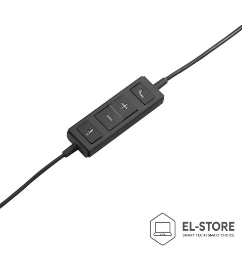 Logitech Logitech H570e Zestaw słuchawkowy Przewodowa Opaska na głowę Biuro/centrum telefoniczne USB Typu-A Czarny