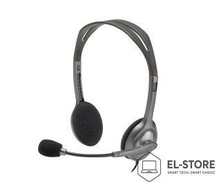 Logitech Słuchawki Logitech H110 981-000271 (kolor szary)