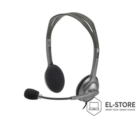 Logitech Słuchawki Logitech H110 981-000271 (kolor szary)