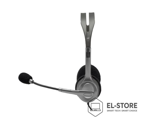 Logitech Słuchawki Logitech H110 981-000271 (kolor szary)