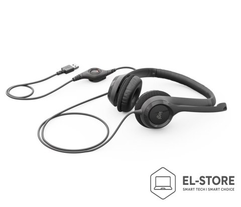 Logitech Słuchawki Logitech H390 981-000406 (kolor czarny)