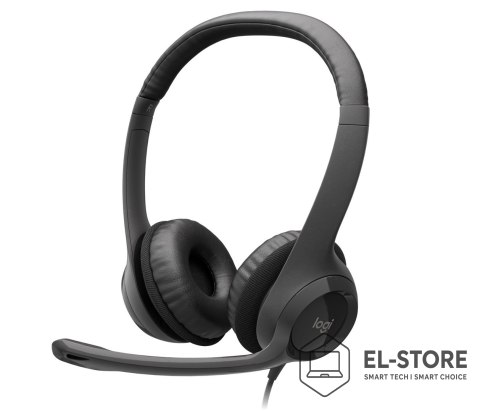 Logitech Słuchawki Logitech H390 981-000406 (kolor czarny)