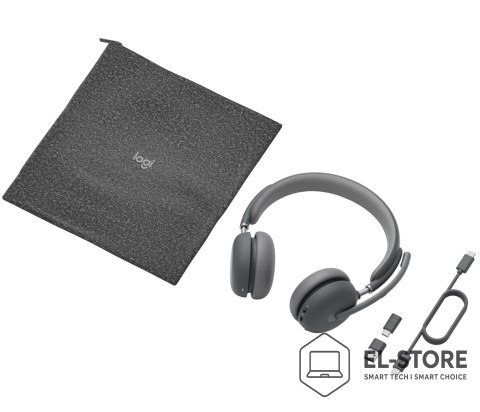 Logitech Słuchawki bezprzewodowe ZONE WIRELESS 2 UC/GRAPHITE UC - 2.4GHz/BT EMEA-914