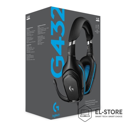 Logitech Słuchawki z mikrofonem Logitech 981-000770 (kolor czarny)