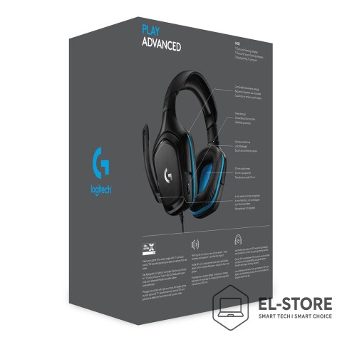 Logitech Słuchawki z mikrofonem Logitech 981-000770 (kolor czarny)
