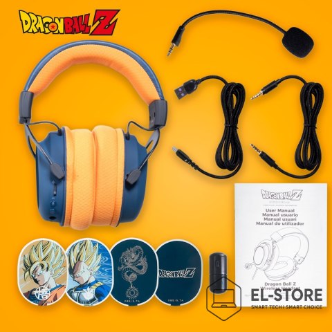 No name Blade DB2001 słuchawki/zestaw słuchawkowy Przewodowy i Bezprzewodowy Opaska na głowę Gaming USB Type-C Bluetooth Czarny, Szary, 